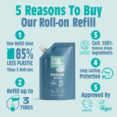 Salt of the Earth Salt Earth Roll-On Deodorant 225ml