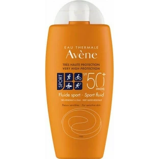 Eau Thermale Avène Fluid Sport Crème solaire imperméable visage et corps SPF50 100ml