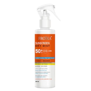 Froika Sunscreen Dry Mist Face and Body Waterproof SPF50 250ml