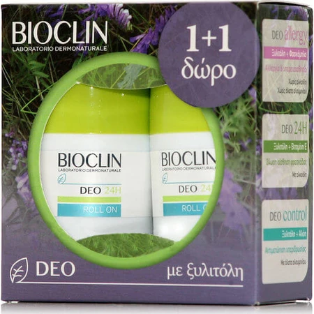Bioclin Deo Deodorant 24h Roll-On 2x25ml