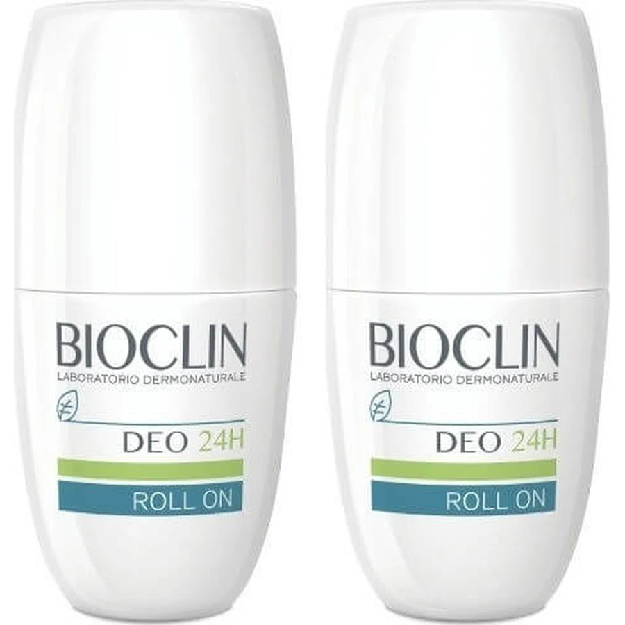 Bioclin Deo Deodorant 24h Roll-On 2x25ml