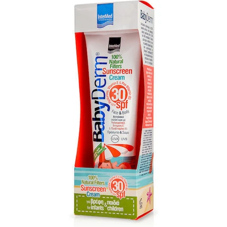 InterMed Babyderm Waterproof Baby Sun Cream Emulsion SPF30 300ml