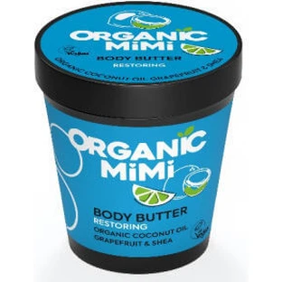 Organic Mimi Organic Kokosnoot en Grapefruit Body Regenererende Body Butter met Kokossmaak voor de zeer droge huid 200ml