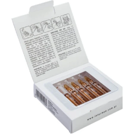 InterMed Eva Belle Peptide and Hyaluronic Acid Moisturising and Anti-Ageing Face Serum with Peptides and Hyaluronic Acid for Detoxifying and Toning 5x2ml