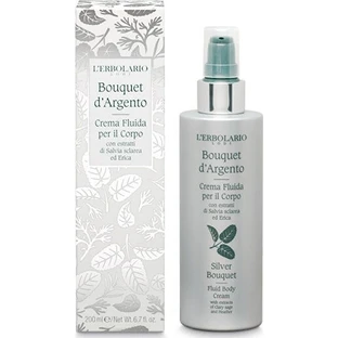 L' Erbolario Bouquet D' Argento Moisturizing Body Cream with Coconut Coconut Fragrance for Sensitive Skin 200ml