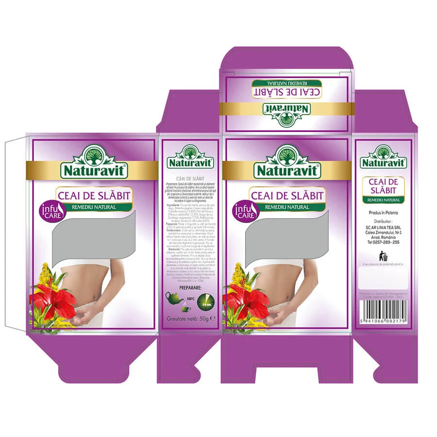 Tè dimagrante, 50 g, Naturavit
