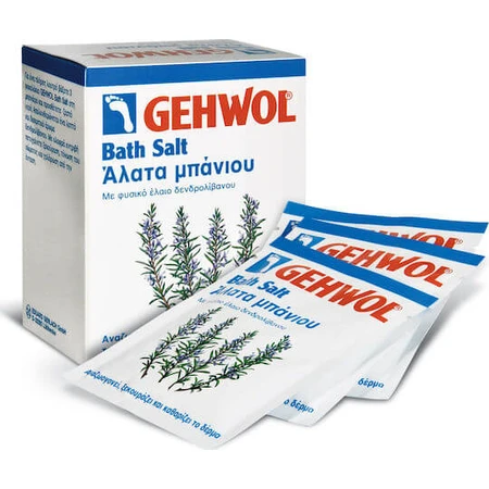 Bain de sel Gehwol Sels nettoyants pour les oignons, les callosités et les talons crevassés 250gr