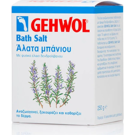 Bain de sel Gehwol Sels nettoyants pour les oignons, les callosités et les talons crevassés 250gr