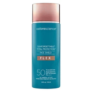 Colorescience Sunforgettable Total Protection Face Shield Flex SPF50, tono medio, 55 ml