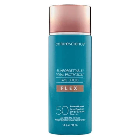 Colorescience Sunforgettable Total Protection Face Shield Flex SPF50, tono medio, 55 ml