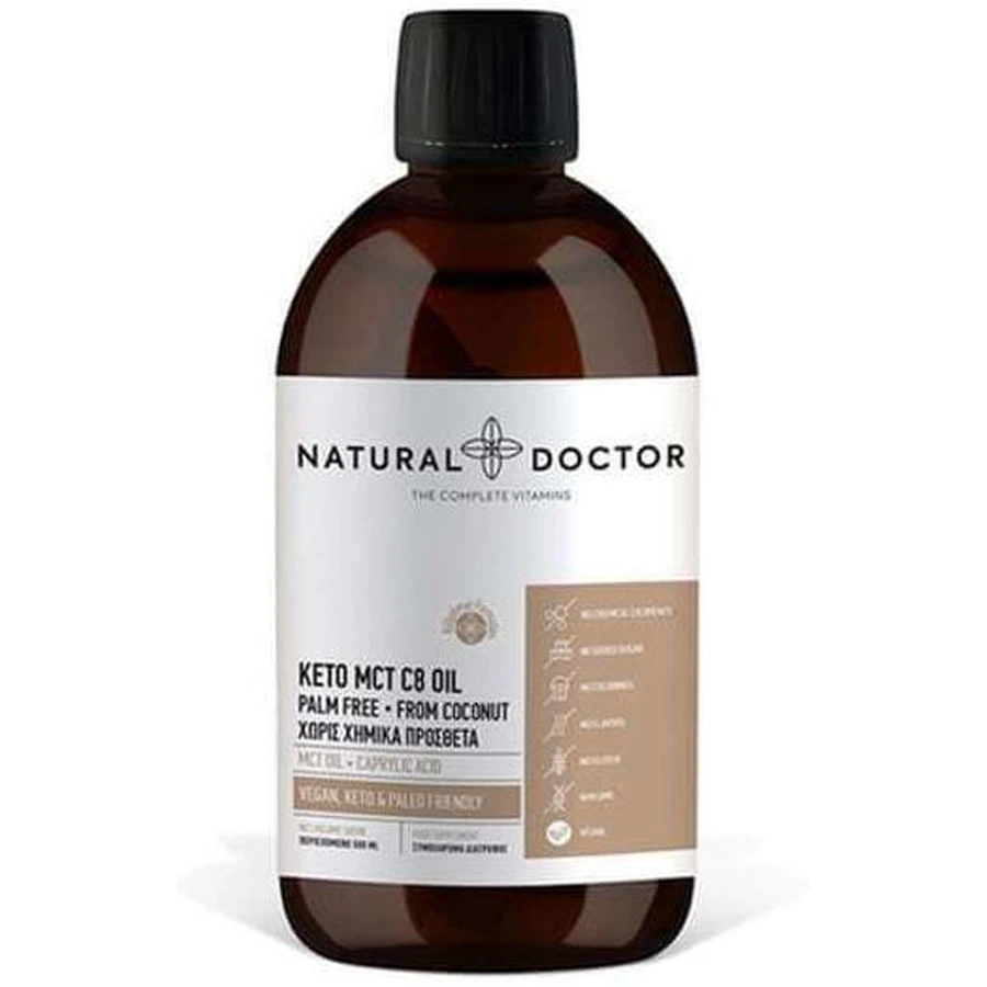 Natural Doctor Keto Keto Mct C8 Oil 500ml