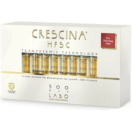 Labo Crescina HFSC 100% 500 Ampul voor Mannen Haar 20x3,5ml