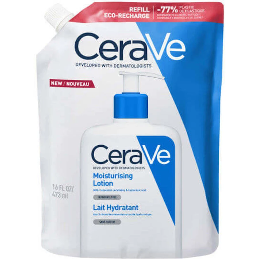 CeraVe Loción Corporal Hidratante con Ácido Hialurónico para pieles secas/muy secas y sensibles 473ml