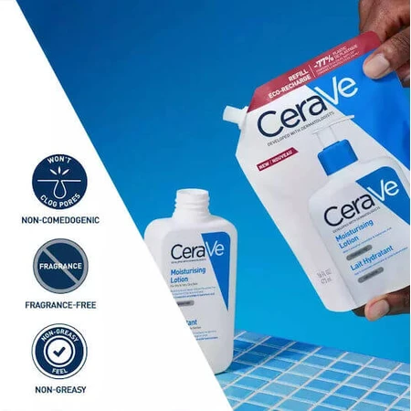 CeraVe Loción Corporal Hidratante con Ácido Hialurónico para pieles secas/muy secas y sensibles 473ml