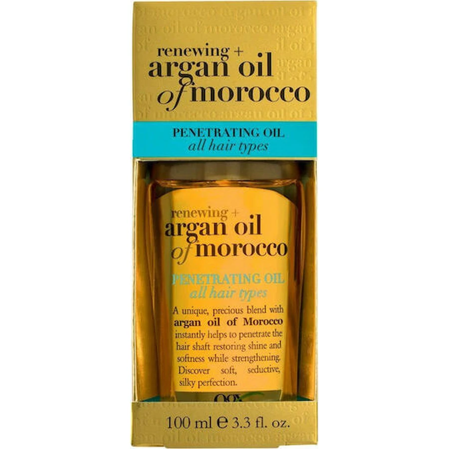 OGX Renewing + Argan Morocco Hair Oil contre les pointes fourchues 100ml