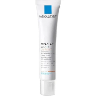 La Roche Posay Effaclar Duo (+) Unifying Light 24hr Sebum Regulating Day Facial Cream with SPF30 Against Imperfections and Acne with Niacinamide 40ml