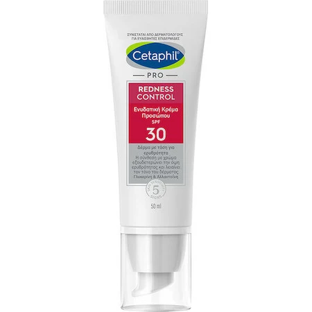 Cetaphil Pro Redness Control Tinted Day Cream with SPF30 Crème de jour anti-acné et anti-rougeurs avec céramide et panthénol 50ml