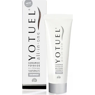 Yotuel All In One Snowmint tandbleekpasta voor tanden bleken, tandbederf, gevoelige tanden en tandplak 75ml