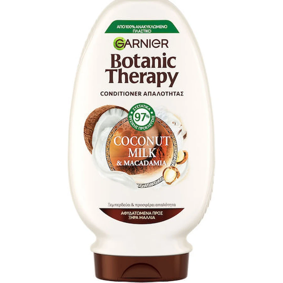 Garnier Botanic Therapy Condiotioner Acondicionador Reconstructor/Nutritivo Coco Macadamia para Todo Tipo de Cabello 200ml