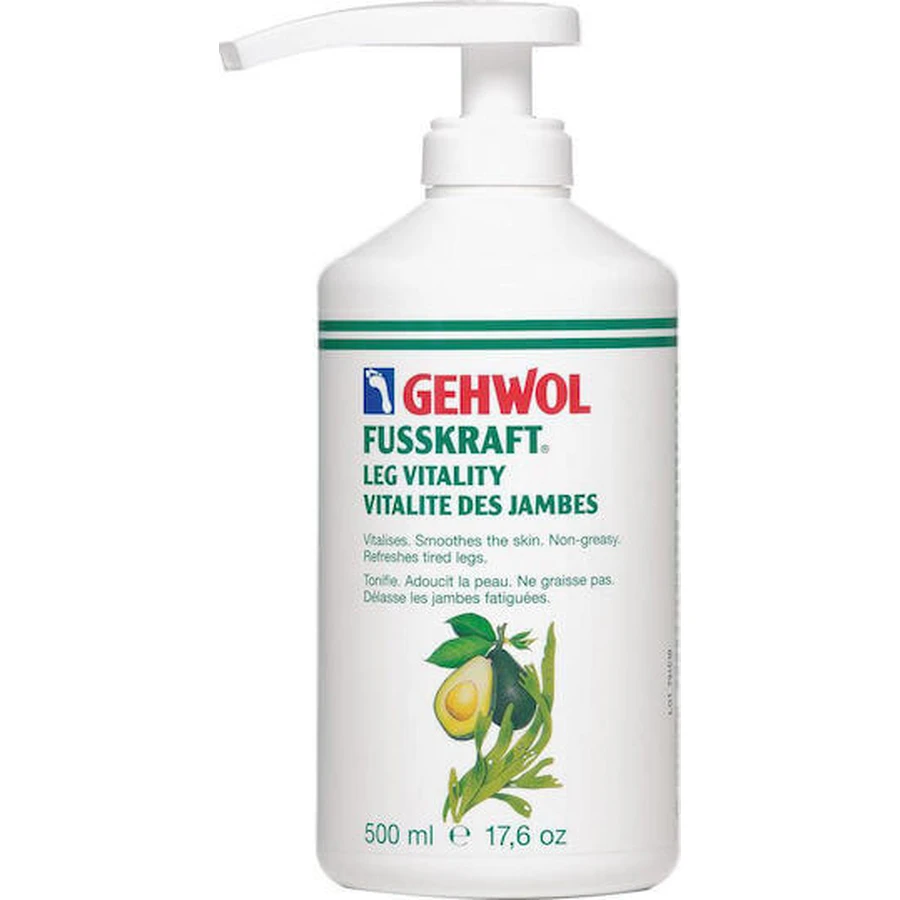 Gehwol Fusskraft Leg Vitality Hydraterende Verstevigende Crème voor Benen en Schouders 500ml
