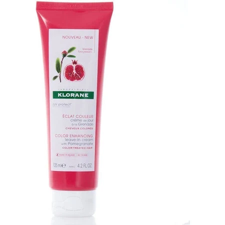 Klorane Crème de Jour Sans Rincage a la Grenade Lotion Leave In Conditioner Leave In Color Maintenance for Dyed Hair 100gr 125ml