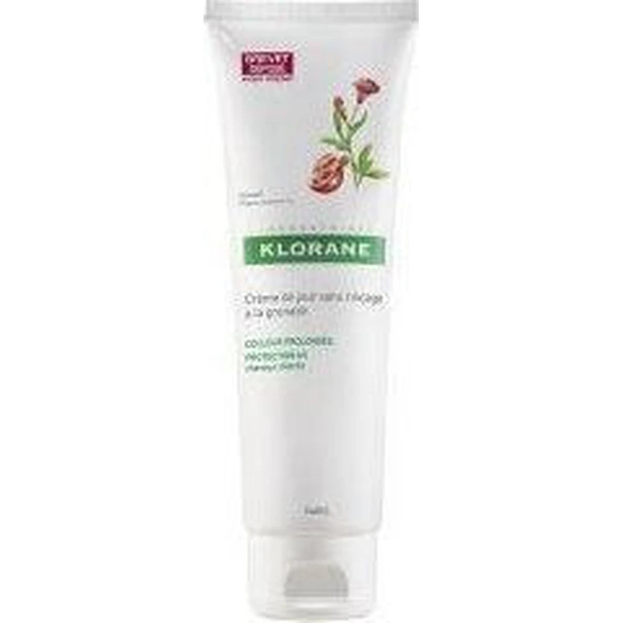 Klorane Crème de Jour Sans Rincage a la Grenade Lotion Leave In Conditioner Leave In Color Maintenance for Dyed Hair 100gr 125ml