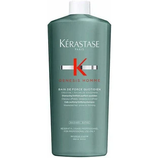 Kérastase Genesis Homme Bain De Force Quotidien Shampooing Anti-Chute Pour Cheveux Epais 1000ml