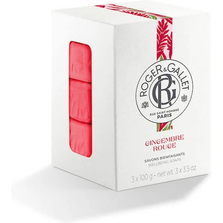 Roger & Gallet Gingembre Rouge Body Soap Bar 3x100gr