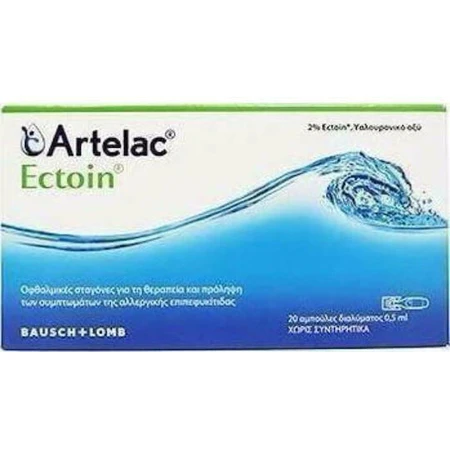 Bausch & Lomb Artelac Ectoin Eye Drops 20x0.5ml