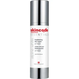 Skincode Essentials Alpine White Alpine White Sun Protection Factor (SPF15) Moisturizing and Blemish-Fighting Day Face Cream with Vitamin C 50ml