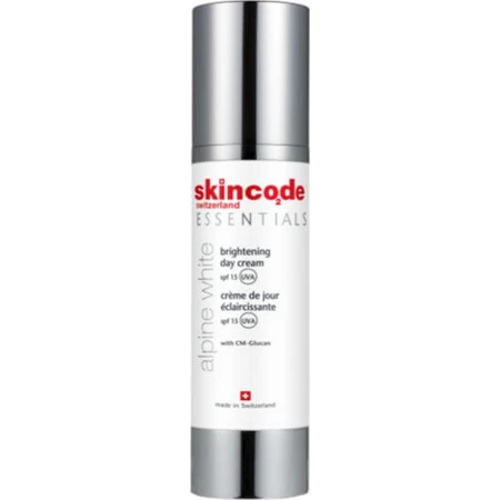 Skincode Essentials Alpine White Alpine White Sun Protection Factor (SPF15) Moisturizing and Blemish-Fighting Day Face Cream with Vitamin C 50ml