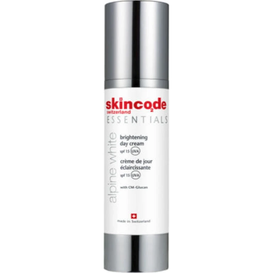 Skincode Essentials Alpine White Alpine White Sun Protection Factor (SPF15) Moisturizing and Blemish-Fighting Day Face Cream with Vitamin C 50ml