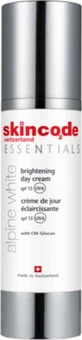 Skincode Essentials Alpine White Alpine White Sun Protection Factor (SPF15) Moisturizing and Blemish-Fighting Day Face Cream with Vitamin C 50ml