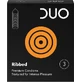 Duo Prezervatief Geribd 3st