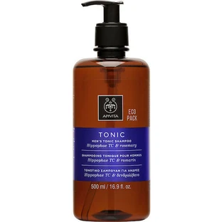 Apivita Men's Tonic Champú Anticaída Hippophae TC & Romero Para Todo Tipo de Cabello 500ml