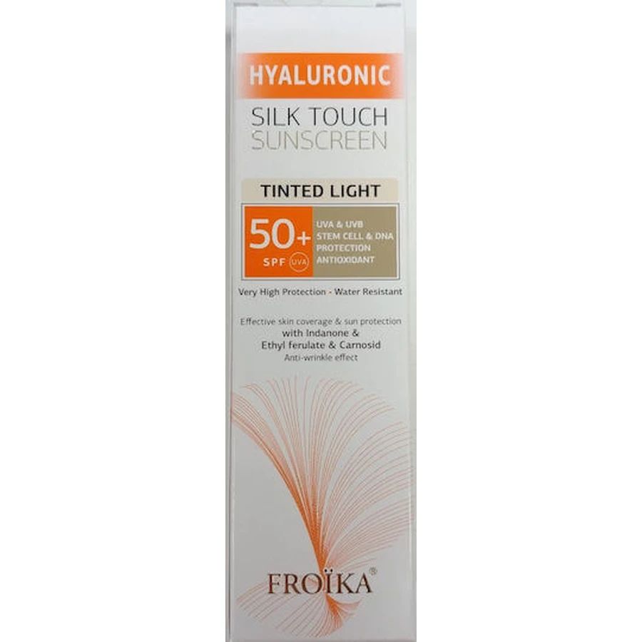 Froika Hyaluronic SilkTouch Hyaluronic SilkTouch Water Resistant Facial Sun Cream SPF50 with Pigment 40ml