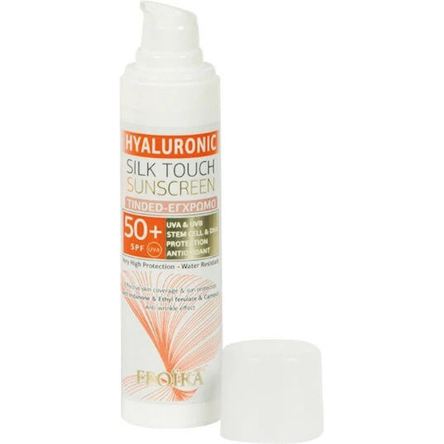 Froika Hyaluronic SilkTouch Hyaluronic SilkTouch Water Resistant Facial Sun Cream SPF50 with Pigment 40ml