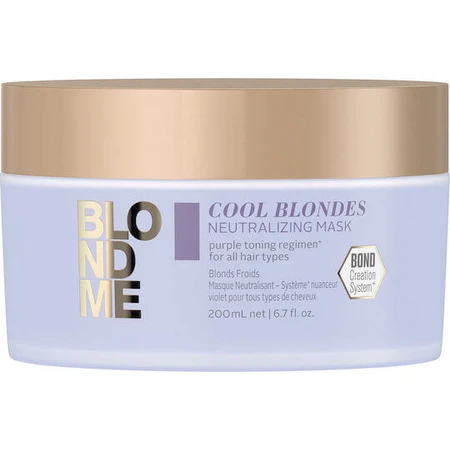 Schwarzkopf BlondMe Cool Blondes Neutralisierende Haarmaske für den Farberhalt 200ml