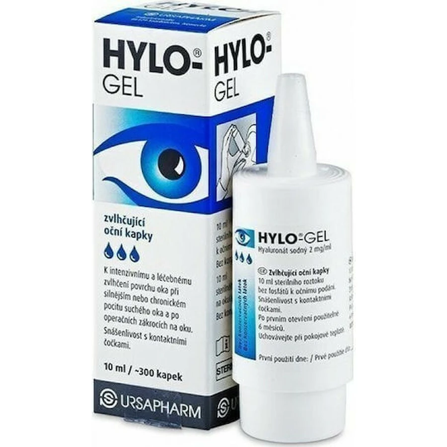 Ursapharm Hylo Gel Gotas oculares de ácido hialurónico para ojos secos 10ml