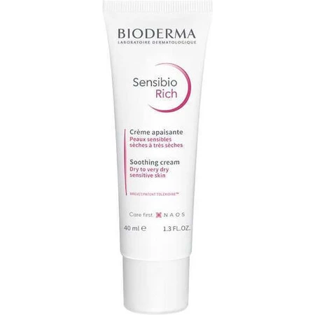 Bioderma Sensibio Sensitive Defensive Rich Rich Face Moisturizing Cream 24h 40ml