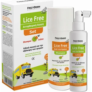 Frezyderm Luizen Vrij Luizen Behandelings Set Shampoo, Kam & Lotion Spray voor Kinderen 250ml