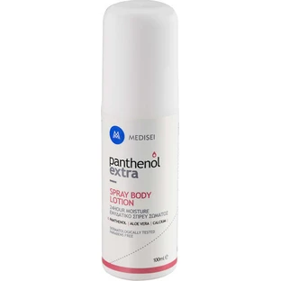 Medisei Panthenol Panthenol Extra Moisturising Regenerating Lotion mit Aloe Vera für trockene/sehr trockene Haut 100ml