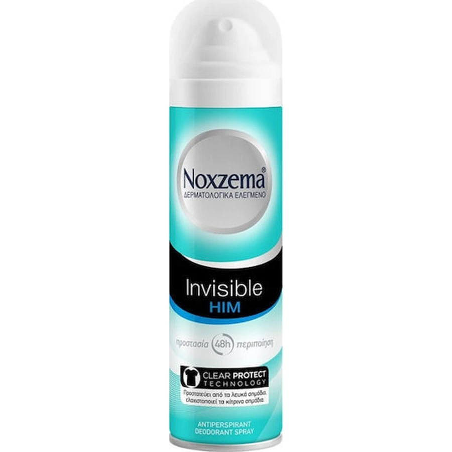 Noxzema Invisible Him Antiperspirant Deodorant 48h Deodorant Spray 150ml
