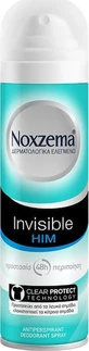 Noxzema Invisible Him Antiperspirant Deodorant 48h Deodorant Spray 150ml