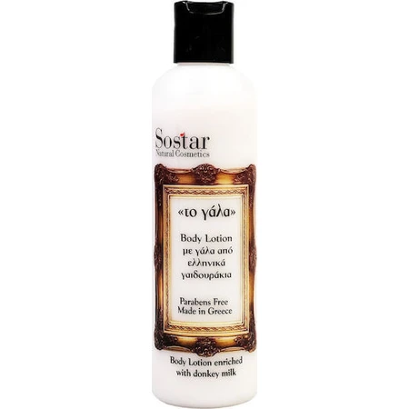Sostar feuchtigkeitsspendende Körperlotion mit Eselsmilch 250ml