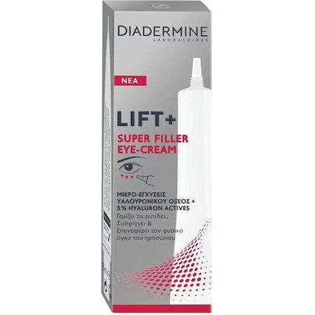 Diadermine Lift + Super Filler 35+ Contorno de Ojos Antiarrugas con Ácido Hialurónico 15ml