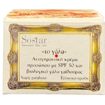 Sostar Milk Face Anti-Falten-Creme mit SPF50 Kollagen und Buttermilch 50ml