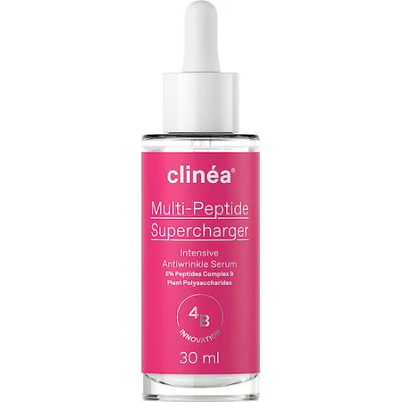 Clinea Multi-peptide Supercharger Moisturizing and Anti-Aging Face Serum with Peptides and Hyaluronic Acid for Toning and Revitalizing 30ml