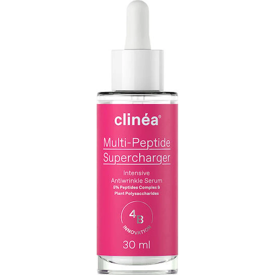 Clinea Multi-peptide Supercharger Moisturizing and Anti-Aging Face Serum with Peptides and Hyaluronic Acid for Toning and Revitalizing 30ml