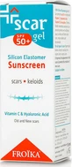 Froika Scar SPF50+ Gel protector solar de silicona para cicatrices, acné y quemaduras 15ml